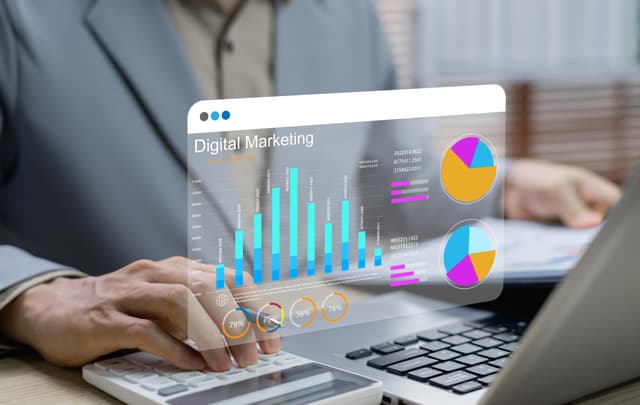 Digital marketing and growth — conceptual illustration for SST services